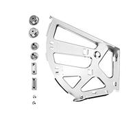 Haofy Charnières D'armoire à Chaussures en Acier Inoxydable Durable, Raccords de Support Tournant pour étui à Chaussures, Couleur Argent, 1 Paire, Convient à la Plupart des étagères à (3 couches)