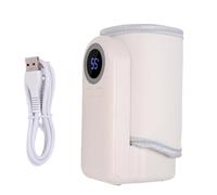 Haofy Chauffe-biberon Portable Rechargeable par USB 10 000 MAh, Chauffe-Lait pour bébé, Chauffe-biberon Fil, Universel, pour Lait Maternel, pour les Tétées Nocturnes, les Voyages en
