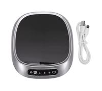 Haofy Chauffe-café électrique 3 Réglages de Température Réglables avec Minuterie D'arrêt Automatique, Plaque Chauffante Rapide pour Tasse sur Bureau, Maison,