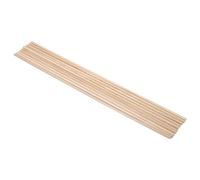 Haofy Chevilles en Bois de Bouleau Blanc, Bâtons Artisanaux pour la Décoration de Gâteaux, Fabrication de Modèles, Bricolage Arts, Finition de Tiges en Bois Dur de 0.4 à 1cm de (4MM*30CM)