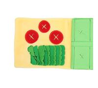 Haofy Chiens Reniflent Le Livre Interactif des énigmes de Stimulants Cérébraux pour L'entraînement pour Chiens, pour Les Chiots, Le Matériel Moelleux