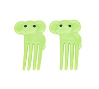 Haofy Choix de Nourriture pour Animaux pour les Enfants, Mignonnes Fourches de Dessins Animés, Meilleur, Application Large, Mini-drôles de Fruits pour la Boîte à (602)