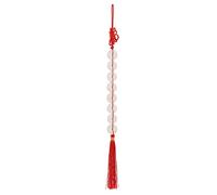 Haofy Cintre de Voiture à Nœud Chinois Rouge avec Pendentif en Jade pour Voitures, Maison et Bureau - Décoration du Nouvel An Chinois, d'ornement Traditionnel pour les Occasions Spéciales