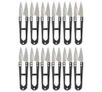 Haofy Ciseaux à Fil à Ressort, Coupe-fil Tranchant pour Point de Croix, pour Bricolage, Couture, 12 Pièces pour Types de Matériaux