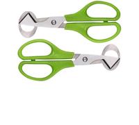 Haofy Ciseaux à œufs de Caille, coquille d'œuf en Acier Inoxydable avec Poignée en ABS, 2 Petits Ouvre-œufs pour des Coupes Nettes, Prise en Main Facile, Cuisiniers à Domicile, Petit-déjeuner,