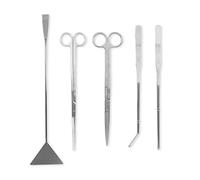 Haofy Ciseaux D'aquarium, Outils pour Plantes, Pincettes Multifonctionnelles 5 en 1 en Acier Inoxydable pour Un Entretien et Une Maintenance Faciles des Plantes
