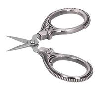 Haofy Ciseaux de Couture en Acier Inoxydable, Ciseaux de Broderie de Petite Taille pour la Coupe des Ongles en Tissu de Papier (Argent Noir)