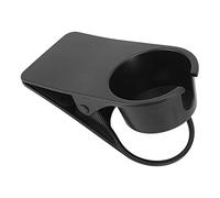 Haofy Clamp/Holder Porte-gobelet de 4,0 Cm, Pince de Table avec Ressort en Acier pour Bords de Bureau épais, Conception de Drain Creux pour Bureau à Domicile, Salle de Classe, Salle de Bain (BLACK)