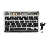 Haofy Clavier, Extension Anti-poussière Rétroéclairée Clavier 10 Pouces pour Ordinateurs Portables (Noir)