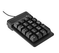 Haofy Clavier Numérique Filaire USB, Matériau ABS Ergonomique avec Touche 000 pour Une Saisie Rapide, Idéal pour Les Employés de Bureau et Les Utilisateurs de PC