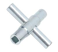 Haofy Clé en Silicone à 4 Voies de qualité 4 en 1, Outil de clé à Robinet croisé, Manuelle, en Silicone Facile à Transporter pour Un Usage Domestique