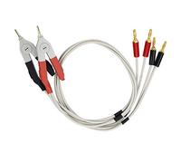 Haofy Clip de Test de Pont, Câble de Test à Faible Résistance à 4 Bornes, Durable et Haute sensibilité pour les Tests électroniques, 2 Unités
