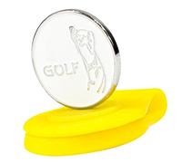 Haofy Clip pour Chapeau de, Conception Magnétique, Marqueur de Balle Robuste, Accessoire pour L'entraînement de, activité de Plein Air, 1 Pièce (Yellow)