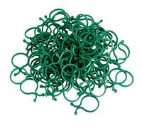 Haofy Clips pour Plantes de Jardin, 100 Paquets de Supports de Plantes en PE Réutilisables pour Tomates, Concombres, Vignes, Fleurs, Treillis de Connexion par Câble Réglable
