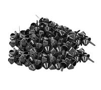 Haofy Clous à Pieds Plats, 200 Pièces, Accessoires de Clous en Laiton de Haute qualité pour Bricolage de Sacs à Bagages en Cuir 12mm