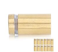 Haofy Clous Publicitaires en Acier Inoxydable Résistance à la Rouille Installation Facile pour Peintures Décoratives et Panneaux D'affichage 12 Pièces 16x30mm Matériel de Montage en Verre