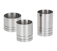 Haofy Cocktail Jigger Bar en Acier Inoxydable Mesurer Tasse de Tasse pour le Barman Tool 25 Ml + 35 Ml + 50, adapté aux, Cafés [3 X Cocktail Jigger]