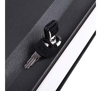 Haofy Coffre-fort de Luxe Créatif avec Dictionnaire Anglais pour Ranger de L'argent et des Bijoux, Construction en Métal Robuste, 2 Clés, Espace Personnel (moyen, noir) (Clé noire moyenne