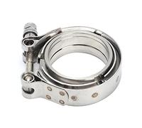Haofy Collier de Serrage à Bande en V de 2,25 Pouces, Collier de Serrage pour D'échappement Turbo, de à Bande en V, de Type avec Clip en Acier Inoxydable, 2,25
