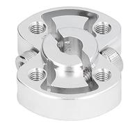 Haofy Collier de Serrage Fendu sécurisé, Trou en D de 1/4 Pouces, Pièces D'arbre de Fixation en Alliage D'aluminium Adaptées aux Amateurs de Bricolage