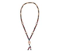 Haofy Collier Long de Perles Dzi, Bijoux Ethniques élégants, Parfait pour le Yoga, la Méditation, équilibrer L'aura et Aligner les Chakras pour Hommes et Femmes