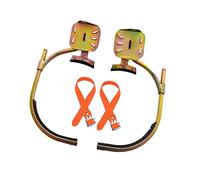 Haofy Collier Réglable pour Marche d'escalade sur Poteau, Outil de Protection Antidérapant pour Systèmes électriques, 2 Pièces (15-18m Type 450)