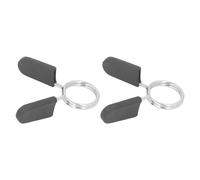 Haofy Colliers à Ressort pour Haltères, 30mm, Robuste, Poignée Confortable, Accessoire D'haltérophilie pour la Gymnastique à Domicile, 2 Pièces