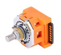 Haofy Commutateur de Bande 12 Positions NDN-01N avec Construction Fermée, Sélecteur de Bande Rotatif Résistant à l'/à L'eau pour la Sélection Multi-segments, 1 Pièce pour le Bricolage électronique