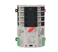 Haofy Commutateur de Transfert à Double Alimentation, Commutateur 63A 4P pour Système D'alimentation de Secours, AC400V 60A, Installation de Type Rail Domestique