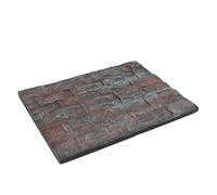 Haofy Conception de Roche 3D Réaliste de Fond D'aquarium pour Réservoir de Reptiles D'aquarium, Matériau en Mousse Sûr pour Les Fournitures (D)