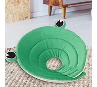 Haofy Cône de Chien Col de Compagnie Confortable Cône de Récupération de Chiens ajusté Cone de Grenouille Mignon pour Chiens et Chats à Gratter et à Morsure Après la Chirurgie Lick Collar Bignet (XL)