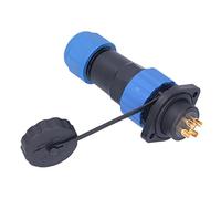 Haofy Connecteur d'alimentation à Bride de Prise étanche IP68, pour Machines Contrôlées par Programme, AC380V SP20 pour Ordinateurs et Alarmes (4 noyaux (380V 25A))