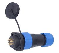 Haofy Connecteur d'alimentation à Bride de Prise étanche IP68, pour Machines Contrôlées par Programme, AC380V SP20 pour Ordinateurs et Alarmes (6 noyaux (380V 10A))