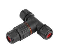 Haofy Connecteur de Câble étanche à 3 Voies IP68 évalué 32A pour Alimentation Extérieure, équipement de Communication, 1 Pièce