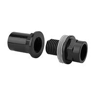 Haofy Connecteur de Tuyau d'eau d'Aquarium, Connecteur de Réservoir Droit en Plastique, Joint de Sortie 'entrée Anti-Fuite de 25 Mm, Installation Facile pour Aquarium 'Eau Douce et 'Eau Salée