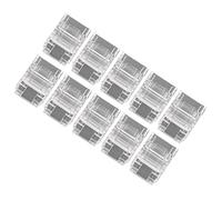 Haofy Connecteurs de Bande LED sans Soudure, 10mm, 2 Broches COB sans Espace, Connexion Rapide Bande à avec Boîtier PC pour la Maison, le Bureau et la Cuisine