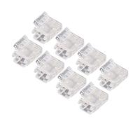 Haofy Connecteurs de Bande Lumineuse LED en Forme de L, Largeur 10 Mm pour Bandes Lumineuses COB, Connexion sans Soudure et sans Espace avec Adaptateur 4 Broches pour Petits Espaces, Projets de