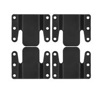 Haofy Connecteurs de canapé Sectionnels Clips de canapé Robustes Installation Facile Supports de Meubles Robustes pour Petits et Grands Doubles Bureau Chambre Hall D'exposition en Métal (4 pièces)