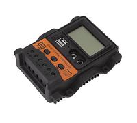 Haofy Contrôleur de Charge Solaire 12 V 24 V Détection Automatique de Tension avec écran LCD pour Camping-car, Cabines Hors Réseau - Double Sortie USB 2,5 A, Protection Avancée et Technologie de (10A)