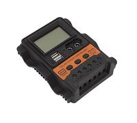 Haofy Contrôleur de Charge Solaire 12 V 24 V Détection Automatique de Tension avec écran LCD pour Camping-car, Cabines Hors Réseau - Double Sortie USB 2,5 A, Protection Avancée et Technologie de (30A)