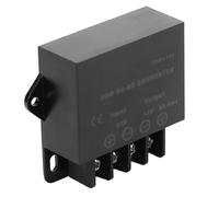 Haofy Convertisseur électrique DC, Transformateur de Protection Multiple Efficace pour Matériau de Véhicule ABS, 1 X Convertisseur électrique de Voiture