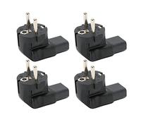 Haofy Convertisseur Robuste de 4,8 Mm vers IEC320 C13, Adaptateur de Prise à 90 Degrés pour Adaptateurs d'alimentation pour Ordinateur Portable