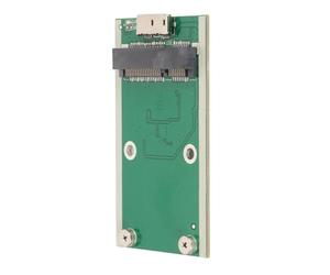 Haofy Convertisseur USB 3.0 vers MSATA SSD, jusqu'à 6 Gbit/s, Puce JMS578, Adaptateur MSATA SSD, Prise en de l'accélération UASP pour SSD 30 X 50 Mm