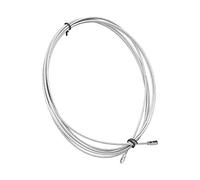 Haofy Cordon de Fil D'acier Haute Résistance à la Traction pour Instrument de Précision D'ascenseur, Diamètre 0,4 Mm, Acier Inoxydable, 1 X Fil D'acier, Traction (5m)