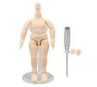 Haofy Corps de Poupée BJD 4,1 Pouces, Figurine d'action Flexible en Résine à Rotule Articulée à l'échelle 1/12 - Corps articulé Semi-Fini pour Une Personnalisation et Une Collection Créatives (#1)