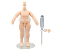 Haofy Corps de Poupée BJD 4,1 Pouces, Figurine d'action Flexible en Résine à Rotule Articulée à l'échelle 1/12 - Corps articulé Semi-Fini pour Une Personnalisation et Une Collection Créatives (#2)