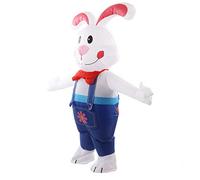 Haofy Costume de Lapin Gonflable, Lapin Gonflable de Pâques Costume de Fête de Lapin Gonflable Imperméable pour la Décoration de Cour de Pâques