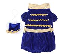 Haofy Costume d'halloween pour Chien et Chiot, Costume de Style Prince avec Chapeau, Matériau Acrylique Doux pour Un Usage Quotidien et des Occasions Spéciales (L)