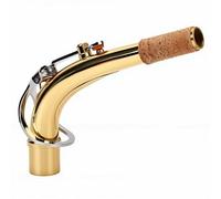 Haofy Cou de Saxophone Alto Poli à la Main, Cou courbé de Saxophone Eb en Laiton pour étudiants, Pièce de Rechange de Diamètre Extérieur de 0,98 Pouces