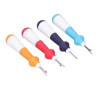 Haofy Couleur Poignée en Plastique Découseur Remover Conception Ergonomique Découseur Ensemble 4 Pièces Rouge Orange Violet Bleu pour Sortes de Matériaux Fils Tissus